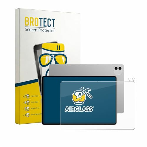 BROTECT Schutzglas für Honor Magicpad 4 12.3 | (Display+Kamera) Transparenter Displayschutz Made in Germany Schutzfolie Panzer Folie Glas 9H Einfache Montage Clear