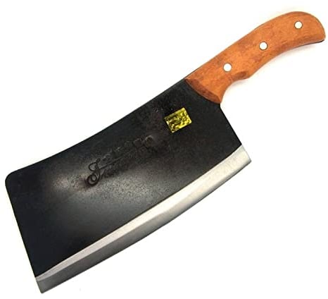 Starlet24 35cm Traditionell chinesisches Hackmesser Fangshi Küchenmesser Küchenbeil Hackbeil Metzger Beil