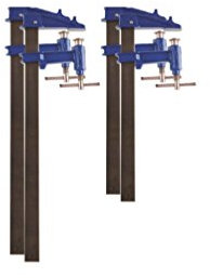 Piher - 4 serre-joints à pompe 35 x 8 mm - 2 x L. 100 cm, 2 x L. 120 cm de type F - 99982 - Piher