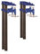 Piher - 4 serre-joints à pompe 35 x 8 mm - 2 x L. 100 cm, 2 x L. 120 cm de type F - 99982 - Piher