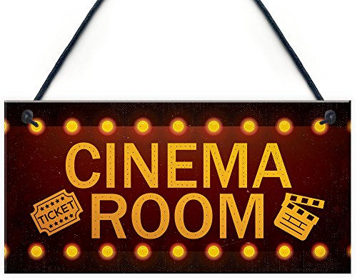 RED OCEAN Plaque murale pour salle de cinéma à domicile pour maman, papa, homme, grotte