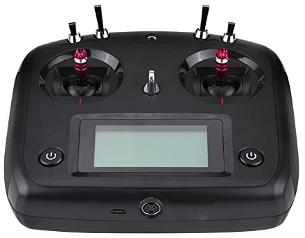 10CH Sender, 2,4G Hochwertige Funkfernbedienung für RC Drone und Quadcopter, 10CH Empfänger FS-IA6B und FS-IA10B, Profi RC Zubehör für Hobbyisten und Luftfahrtmodellbau