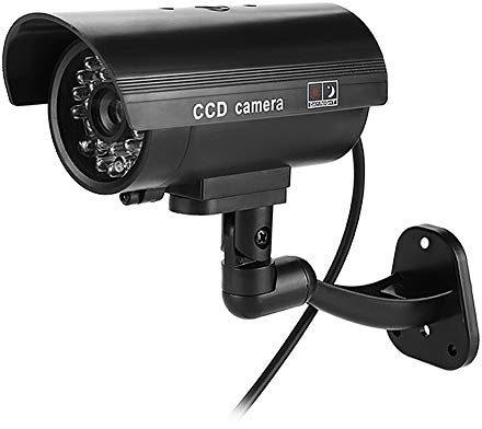 Videocamere di Sorveglianza Dummy Camera con LED lampeggiante Simulazione Telecamera Realistico finte CCTV