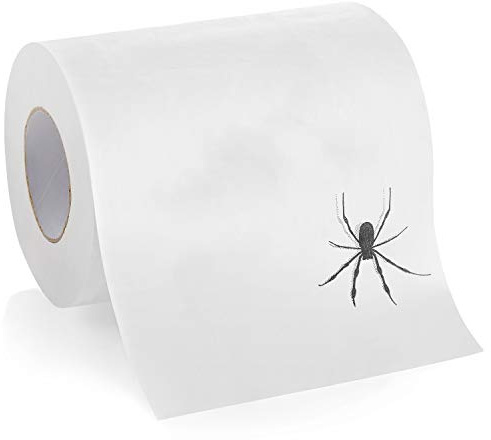 Laila and Lainey Spider Funny Toilet Paper - Prank, Practical Joke, or Gag Gift - Funny White Elephant Gift Idea …