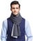 Taylormia Schal Herren 100% Merinowolle Premium Warm und Weiche Winterschal (Grau 9276)