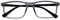 OPULIZE Ink Fernbrille Kurzsichtigkeit Groß Rechteckig Rahmen Federscharniere Kratzfest Grau Herren Damen M4-7 -2.50