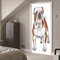 Treer Türtapete selbstklebend TürPoster 3D Drucken Fototapete Türfolie Poster Tapete Abnehmbar Wandtapete für Wohnzimmer Küche Schlafzimmer 77 * 200cm (Hund)