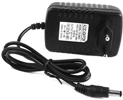 BESPORTBLE Wechselstrom 100-240 V Gleichstrom 6 V 2A 5. 5 Mm X 2. 1 Mm Netzteil-Ladegerät mit Europa-Stecker (Schwarz)