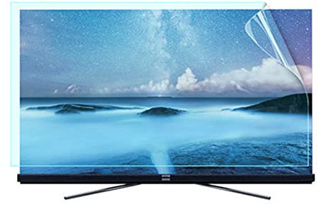 JHZDX 55 Inch Anti Blue Light TV Screen Protector Anti-Glare Film Anti-Scratch Filter, Reduce Eye Fatigue and Eye Trunk, for Framless LCD LED Plasma 3D HDTV, 70 Inch 1538 x 869
