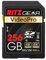 Ritzgear Video Pro SD Card UHS-II 256GB SDXC Memory Card U3 V90 A1, Extreme Performance Professional Sd-Card (R 280mb/s 250mb/s W)