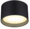 lambado® LED Aufbauleuchte flach mit großer Leuchtfläche - Set inkl. LED GX53 mit 6W 230V neutralweiß - Decken Aufbaustrahler in schwarz matt