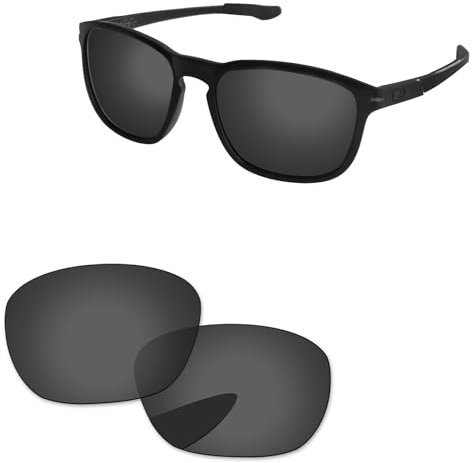 PapaViva Verres de rechange pour Oakley Enduro OO9223, noir/gris, Enduro