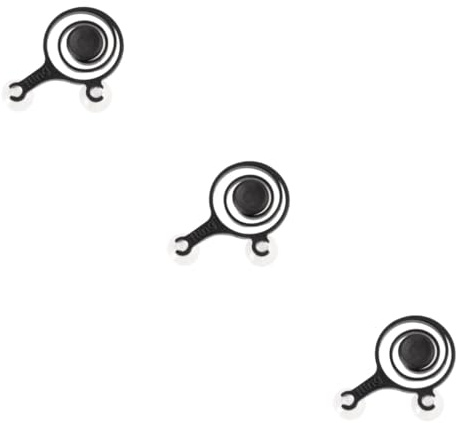 Toyvian Joystick Joystick 3St die Farbe schwarze Griffe Telefongriff Handy Regler Symbol Berührungsempfindlicher Bildschirm handhaben Mobiler