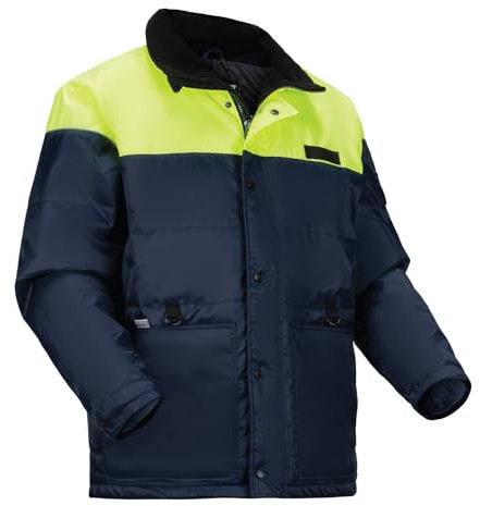 Ergodyne Women's N-ferno 6476 Insulated Freezer Jacket, Navy, XL
