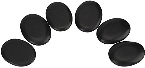 12Pcs Professional Hot Massage Stones Set, Hot SPA Energy Massage Basalt Stone Oil Pedicure Massage Stones Body Health Care Tool for Home SPA Relaxation