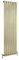 Milano Alpha Brushed Brass Vertical Single Flat Panel Radiator - 1600mm x 450mm