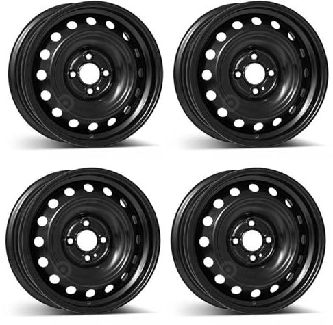 4x Alcar Llantas de acero 4-4444 6.0Jx15 ET31 4x100 compatible con Renault Clio