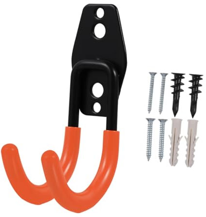 CIMAXIC Wandmontierter Schlauchhalter im Retro-Stil 4er-Pack robuste Wasserschlauch-Aufhänger einfache Installation für Garten und Zuhause