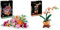 LEGO Botanicals Pretty Pink Flower Bouquet Set + Mini Orchid Bundle Artificial Floral Building Kit Indoor Plant with Terracotta Style Flowerpot Nature Gifts for Women Men Her or Him 10342 + 10343