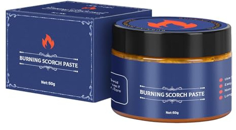 Holzbrennpaste, 65 g, Brenngel, Holzbrennmarker, Mehrzweck-Holzbrennpaste, flüssige Brennpaste zum Erstellen komplizierter Muster auf Leder, Papier und Leinwand