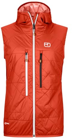 ORTOVOX SWISSWOOL PIZ BOÈ Vest W, 61532, Sunset Orange, S