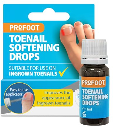 Profoot Toenail Softener Drops, 11ml, For Hard, Ingrown & Thick Toenails