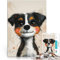 Puzzle für Erwachsene 1000 Teile süßer Husky Lernspielzeug Familienspiele tolles Geschenk für Teenager ab 14 Jahren 26x38cm