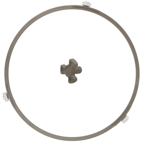 THQAE Anneau Universel pour Plateau Tournant Micro-ondes (17,8 cm), Support Verre pour Plateau, Accessoire Complémentaire pour Plateau Micro-ondes, Adapté aux Plaques Verre 24,5-27 cm