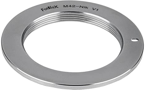 Fotodiox Pro Lens Mount Adapter Compatible with M42 Type 1 Lenses on Nikon F-Mount Cameras