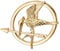 Hunger games Fashion-Brosche aus Messing für Damen oder Herren mit Motiv lächerlicher Bird Stil Punk Rock Vintage, Messing, Ohne Stein