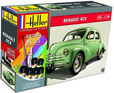 Heller Maquette, 56762, renault 4 cv,1/24
