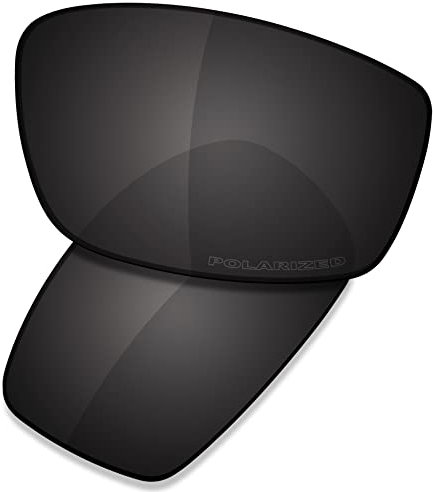 Saucer Premium Ersatzgläser für Oakley Splinter Sonnenbrillen High Defense - Carbon Black Polarisiert