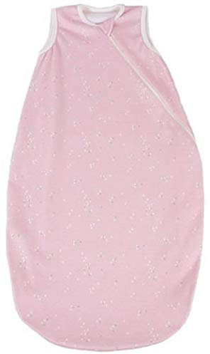 Popolini Sommer-Schlafsack ohne Arm 1-lagig Bio-Baumwolle (Splinter Rosa, Gr. S - 70 cm)