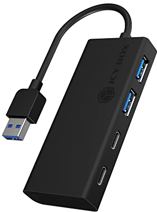 ICY BOX USB 3.0 Hub Type-A zu 2x Type-A USB Anschlüssen, IB-HUB1426-U3