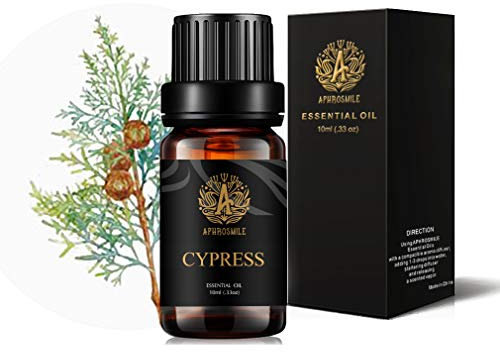 Aromaterapia olio essenziale cipresso, 0,33oz-10ml terapeutico Grade Cipresso Fragranza olio essenziale per Diffusori, umidificatore, 100% Pure Cypress Aromatherapy Olio essenziale fragranza per casa