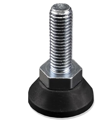 Mprofi MT® 4 Stück | Möbelfüße M10 x 30mm | Möbelfüße Verstellbar | Verstellbare Füße für Möbel, Tischfüße, Möbelfüsse, Schrankfüsse, Sockelfüße | Stellfüße | Verstellschraube | Ø30mm | N/M10x30/4