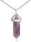 Philip Jones Amethyst Genuine Gemstone Necklace