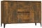 vidaXL Sideboard Kommode Anrichte Schrank Beistellschrank Mehrzweckschrank Standschrank Wohnzimmer Flur Räuchereiche 104x35x70cm Holzwerkstoff
