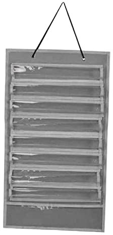 Baoblaze Gürtel-Display, staubdicht, langlebig, Organizer, Karate-Gürtel-Display, Aufbewahrung für 8 Gürtel, 5 Medaillen, GRAU