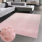 CARPETIA Teppich Shaggy Hochflorteppich waschbar rutschfes rosa Größe 120 x 170 cm