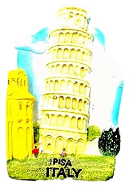 Schiefer Turm von Pisa Italien Magnet Kühlschrank Dekoriert Magnet
