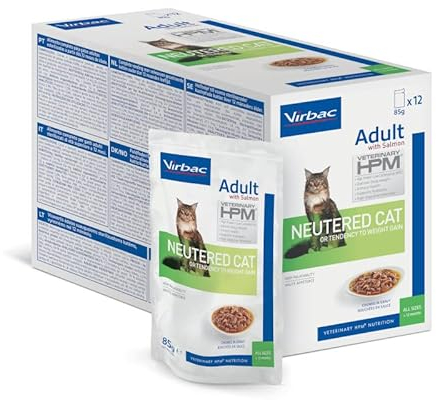 HPM Feline Erwachsene NEUTERED Salmon aus Salsa, 12 x 85 g