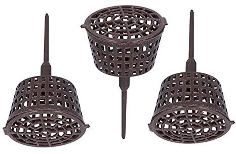 Hztyyier 20 Pièces Engrais Panier en Maille Portable Durable en Plastique bonsaï Engrais Boîte Plante Nourriture Net Pot avec Couvercle pour Jardin