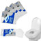 Pumuky 40 Pièces Protege Toilette Jetable,Protege WC Jetable,Protege Cuvette Wc Jetable,Serviette de Toilette Jetable,Tapis de Toilette Jetable Pour Voyage de Camping d’HôTel Public