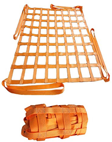 NZPOST Bungee-Frachtnetz, hängendes Hebe-Frachtnetz, Hebetaschen, Frachtbarriere, Netz, Gepäckträgernetz, Anhängernetze, Fahrradladung, Ladungssicherungsnetz (1 x 1 m/Last: 300