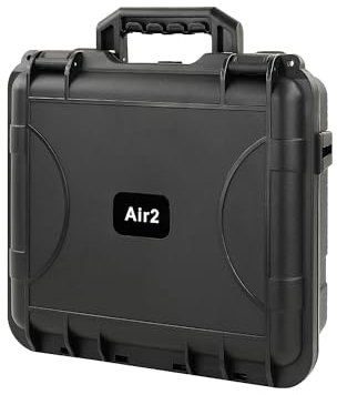 Liyirui Mavic Air 2 Hartschalen-Tragetasche für DJI Air 2/2S Drohne und Zubehör, wasserdicht, stoßfest, Rundumschutz (nur Hülle, Drohnen und Zubehör nicht im Lieferumfang enthalten), Schwarz