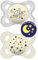 MAM Night 110S Silikon-Schnuller, Unisex, 2-6 Monate, 2 Stück