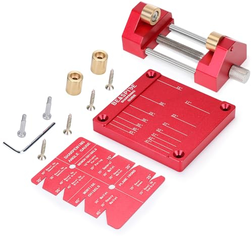 Kit de Afilado de Cinceles Beaspire Honing Guide Tool, Ayuda de Afilado de Cinceles, Afilador de Cinceles, Soporte de Afilado, Para Cinceles Para Madera, Cuchillos Cepilladores, Cinceles Planos