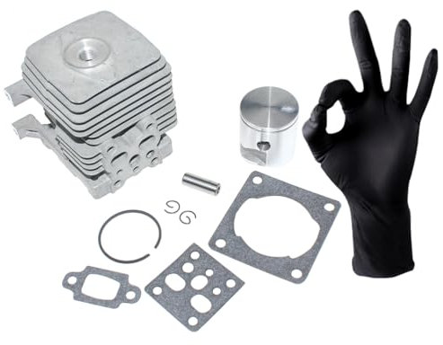 ICOOYO Kit de pistón cilíndrico para Stihl FS38 2-Mix FS55 2-Mix FS55R 2-Mix HS45 2-Mix HS52 4140 020 1206,4228 020 1200
