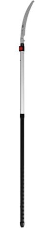 FELCO 682 3M - Scie à perche télescopique 3.4 m avec lame courbe 330 mm, dents durcies, pour élagage professionnel et jardinage – livrée avec lame de rechange